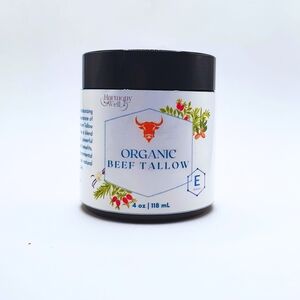 Organic Beef Tallow Moisturizer - Black and White